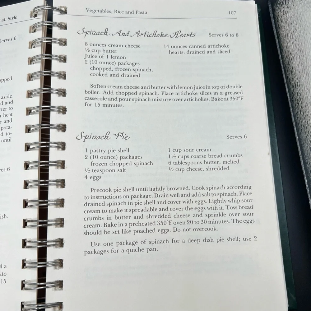 Savannah Style 1980 Spiral Bound HC Cookbook Book Junior League of Savannah